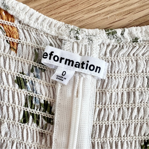 Reformation Delevan Top - Citron - Picture 7 of 7